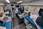 지난 18일 서울 마곡에 위치한 넥센중앙연구소에서 넥센타이어 임직원이 함께하는 사랑의 헌혈 캠페인을 진행했다.  /넥센타이어